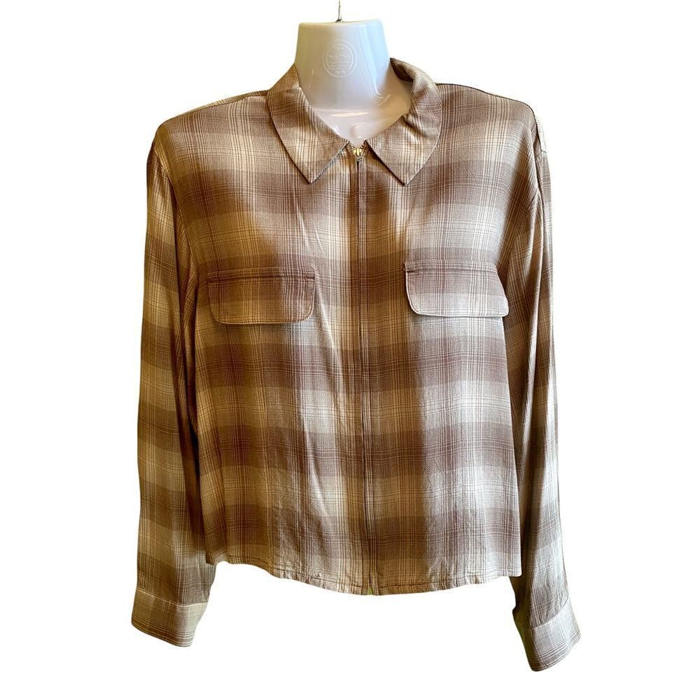 Vintage 90s InWear Brown Checked Jacket